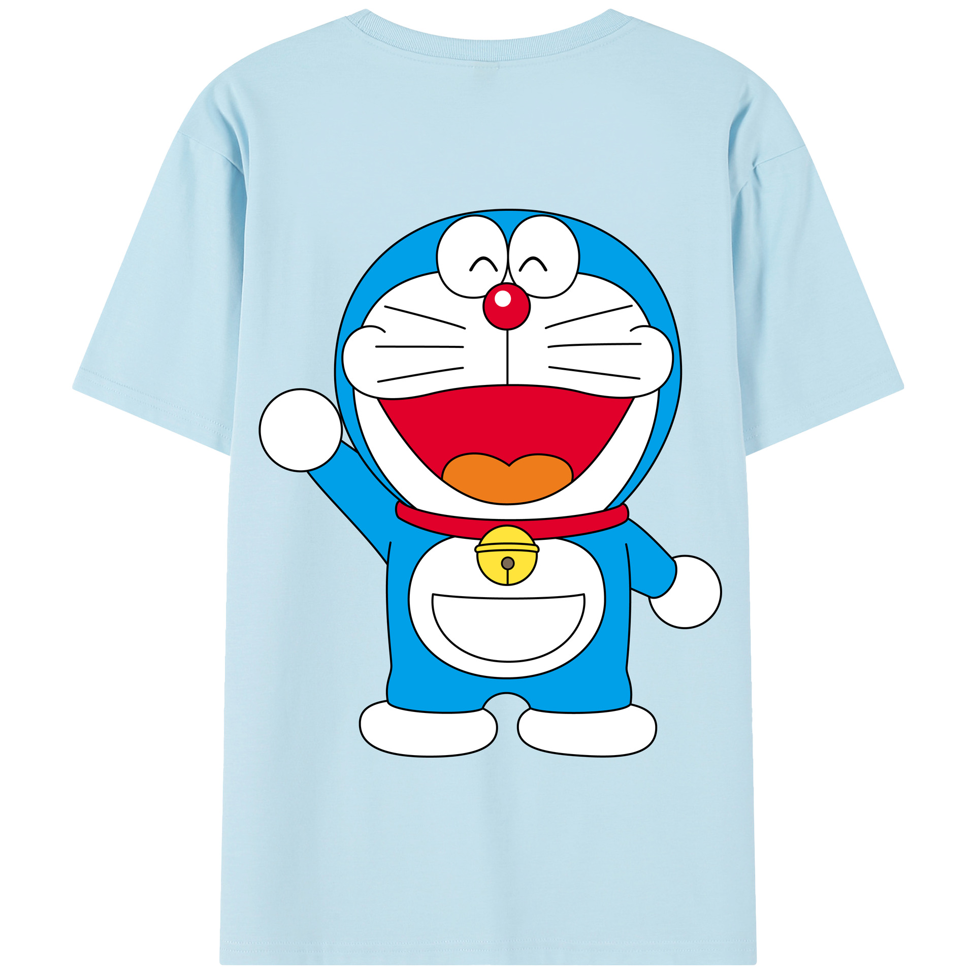 （画像用） ドラえもん Doraemon 綿100％半袖Tシャツ（背面プリント）